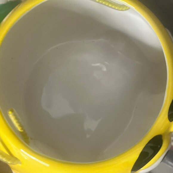 M&Ms Yellow Character Ceramic Candy Holder Basket Collectible By Galerie - Picture 6 of 7